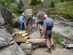  Remontage methodique de la voute du tunnel